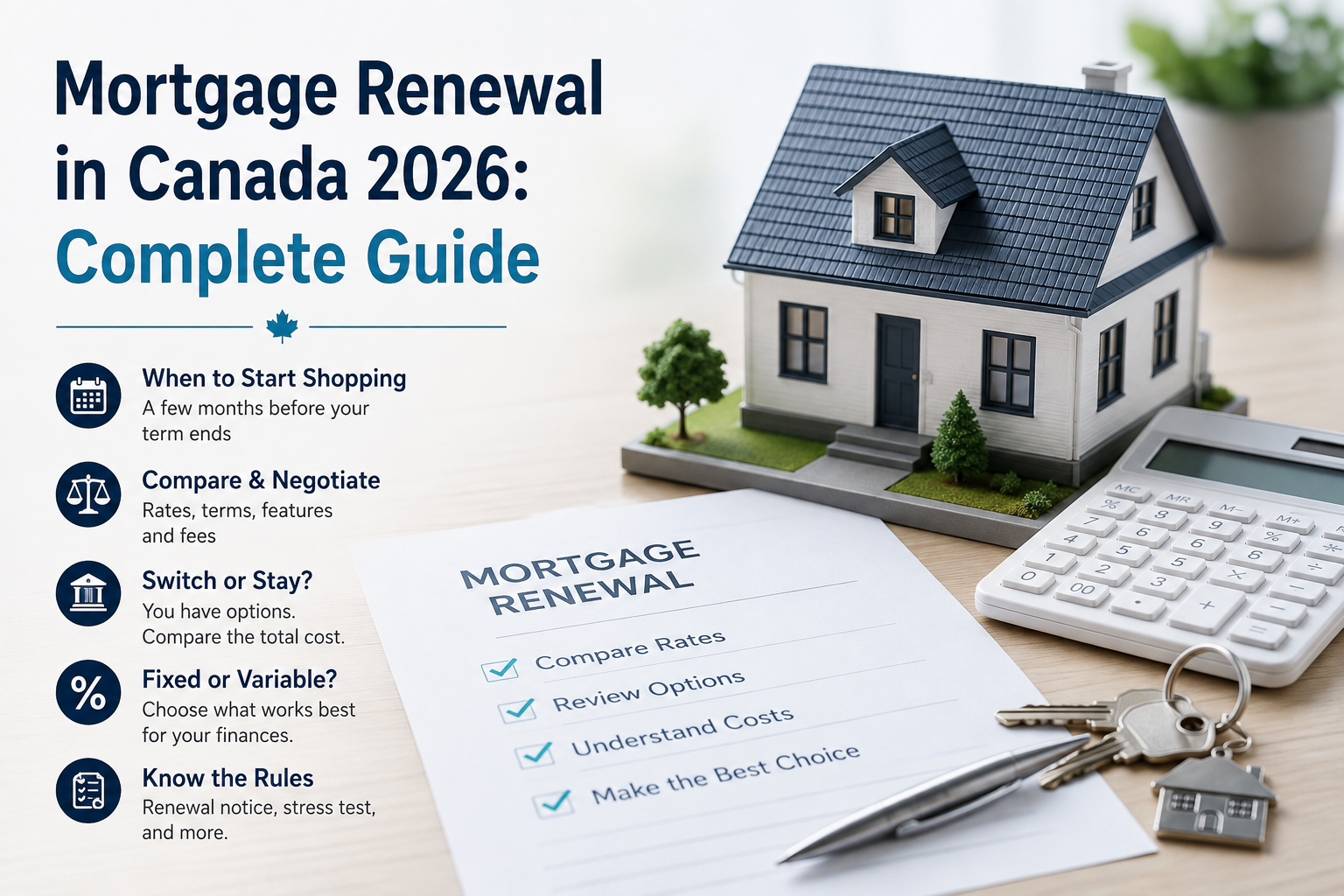 Mortgage renewal in Canada 2026 complete guide