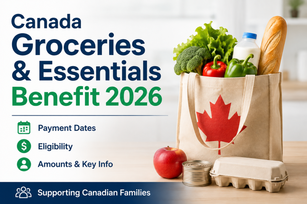 Canada Groceries and Essentials Benefit 2026