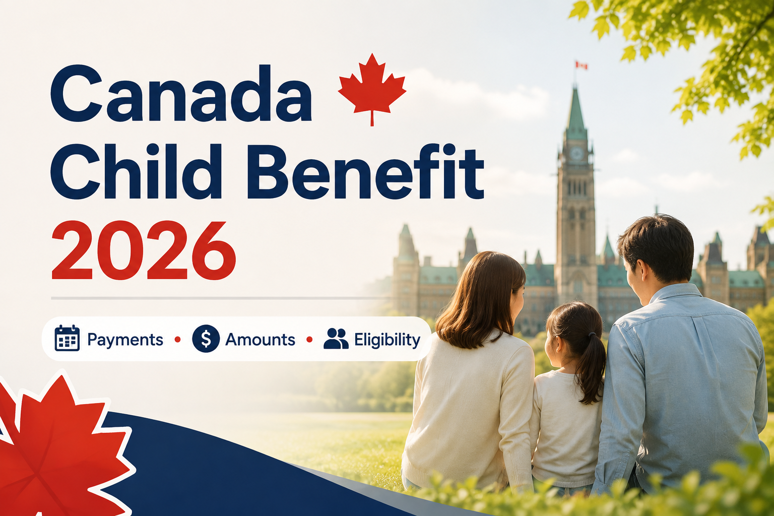Canada Child Benefit 2026 payments amounts and eligibility