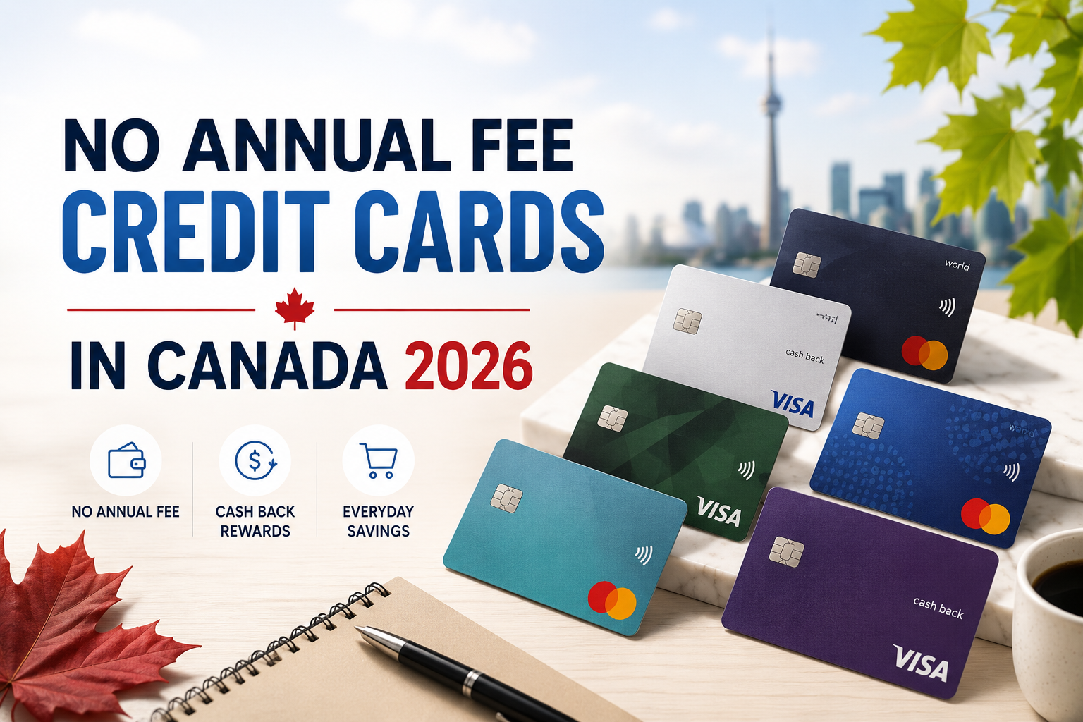 No Annual Fee Credit Cards in Canada 2026