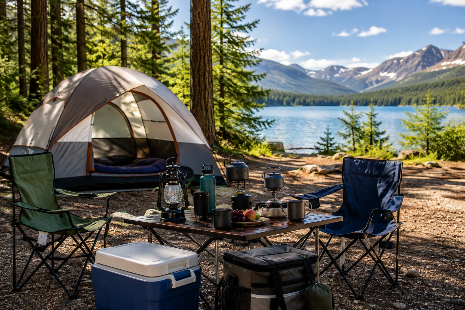 Camping essentials in Canada for a comfortable outdoor trip