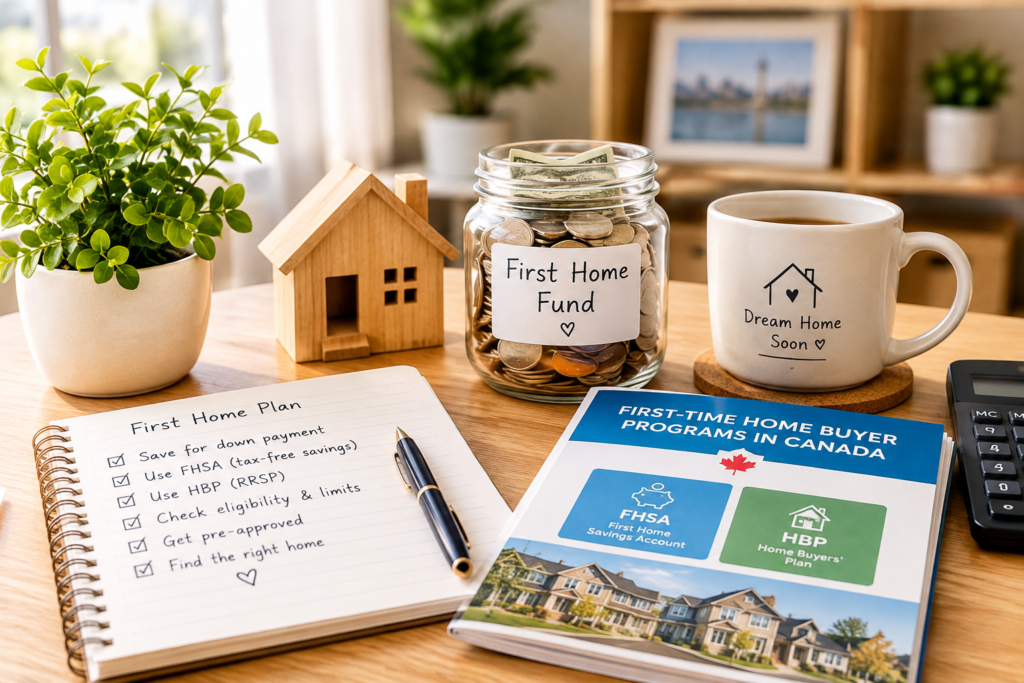 First-time home buyer programs in Canada including FHSA and HBP