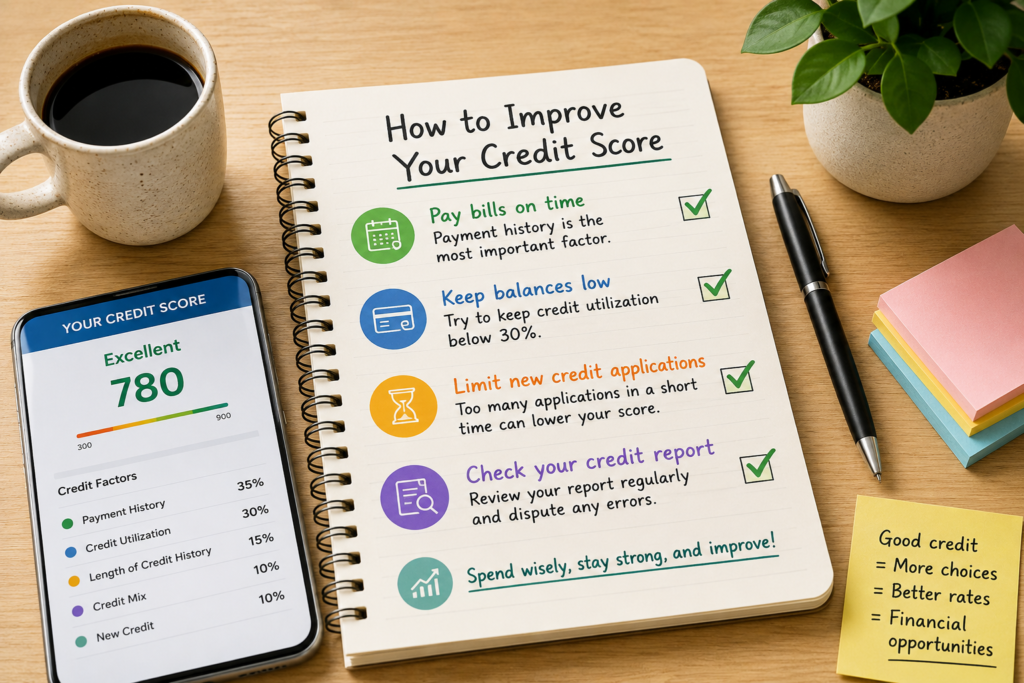 How to improve your credit score in Canada