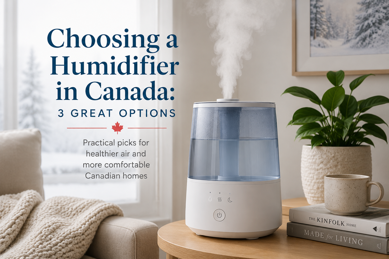 Humidifier in Canada – 3 great options for Canadian homes