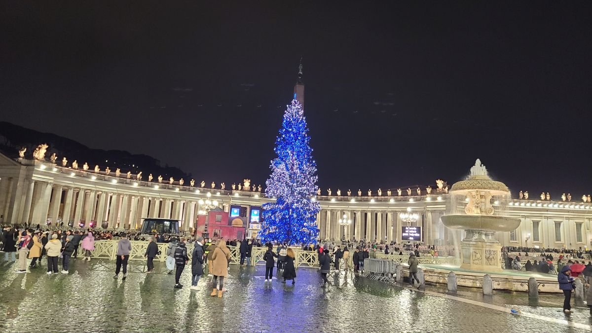 Christmas Eve at the Vatican in St. Peter's Square