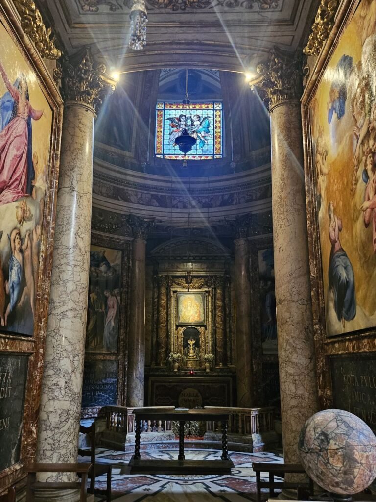 Madonna della Strada chapel inside the Church of the Gesù