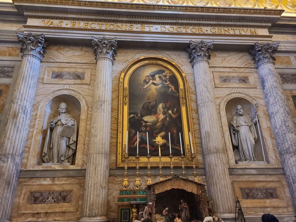 Altar of the Conversion of St. Paul inside St. Paul Outside the Walls