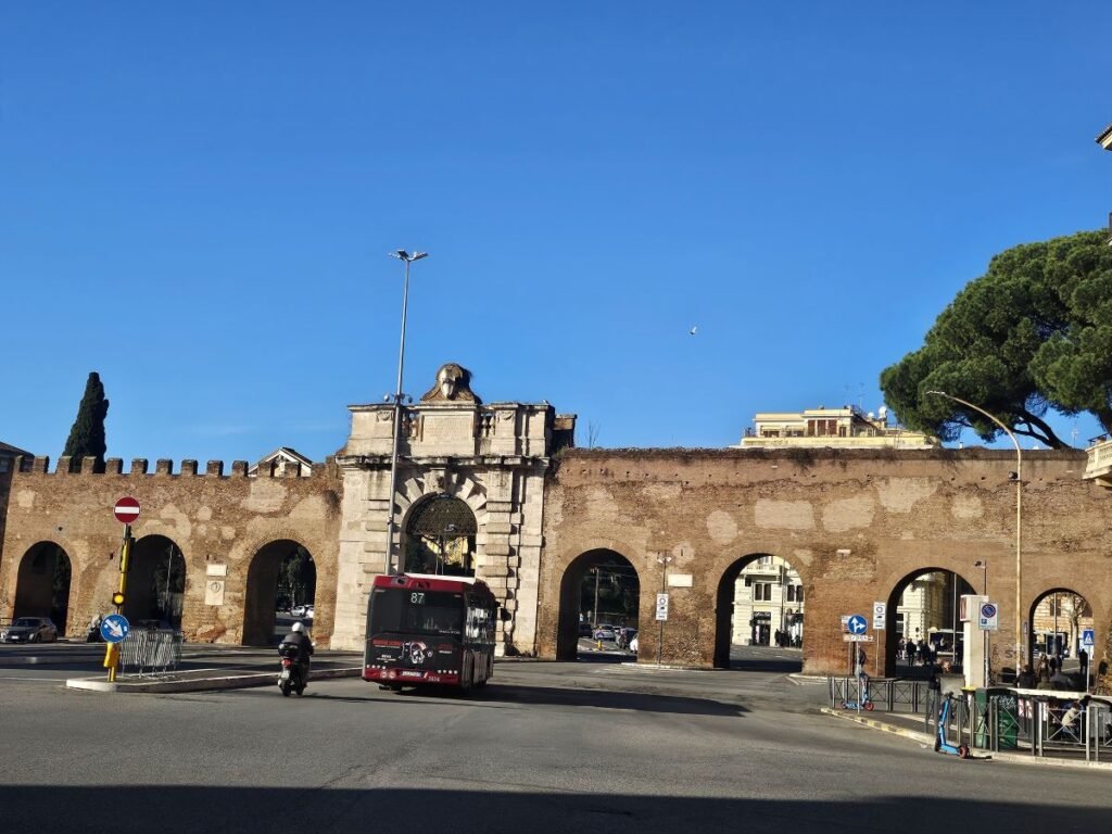 Porta San Giovanni near St. John Lateran in Rome
