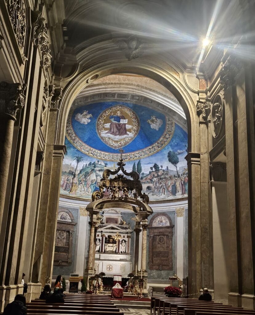 Interior of the Basilica of Santa Croce in Gerusalemme