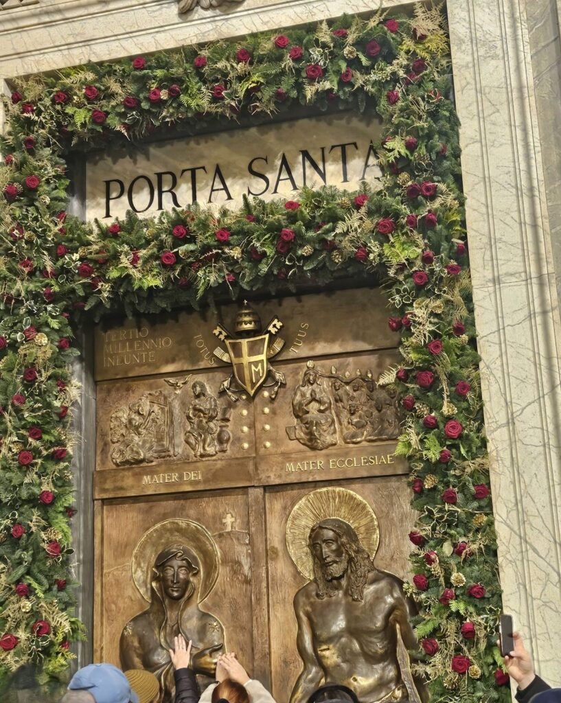 Holy Door of Santa Maria Maggiore in Rome during the 2025 Jubilee