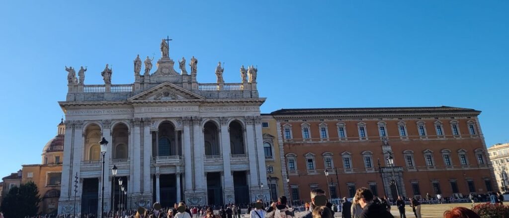 Exterior of the Basilica of St. John Lateran in Rome