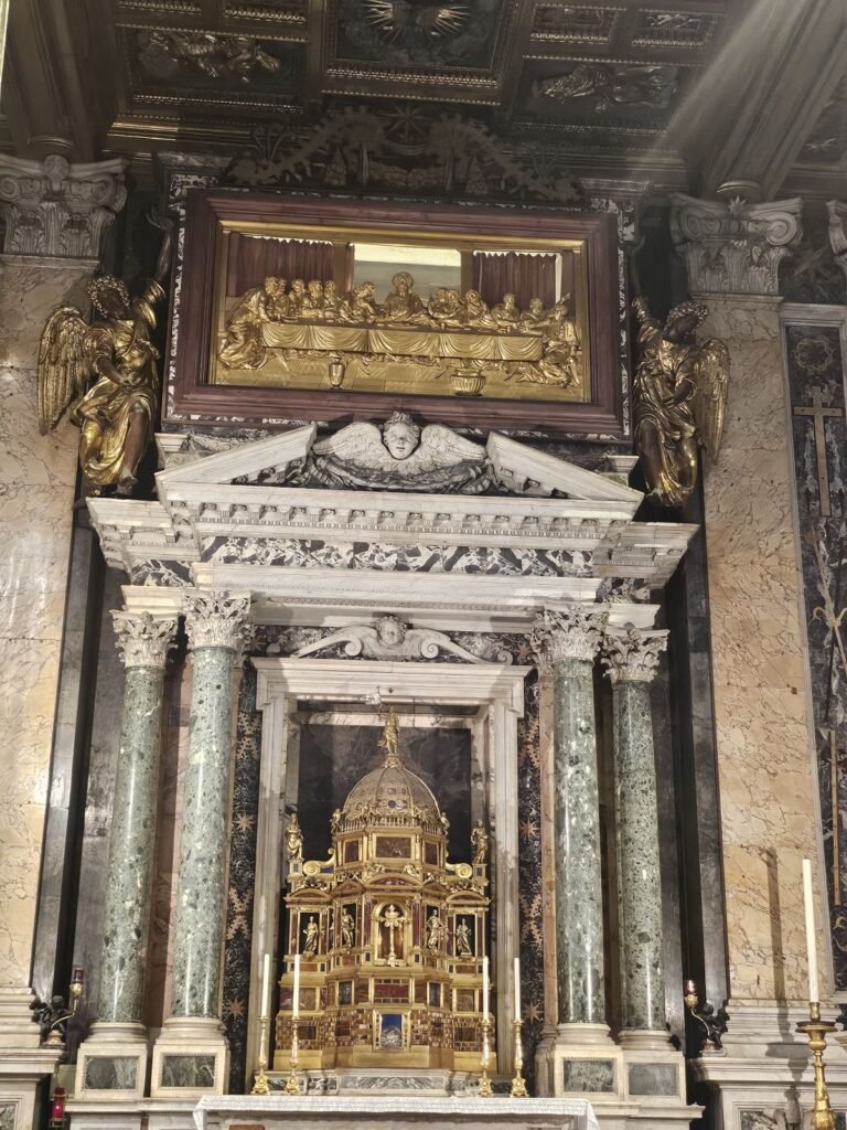 Detail of the Blessed Sacrament Altar at St. John Lateran