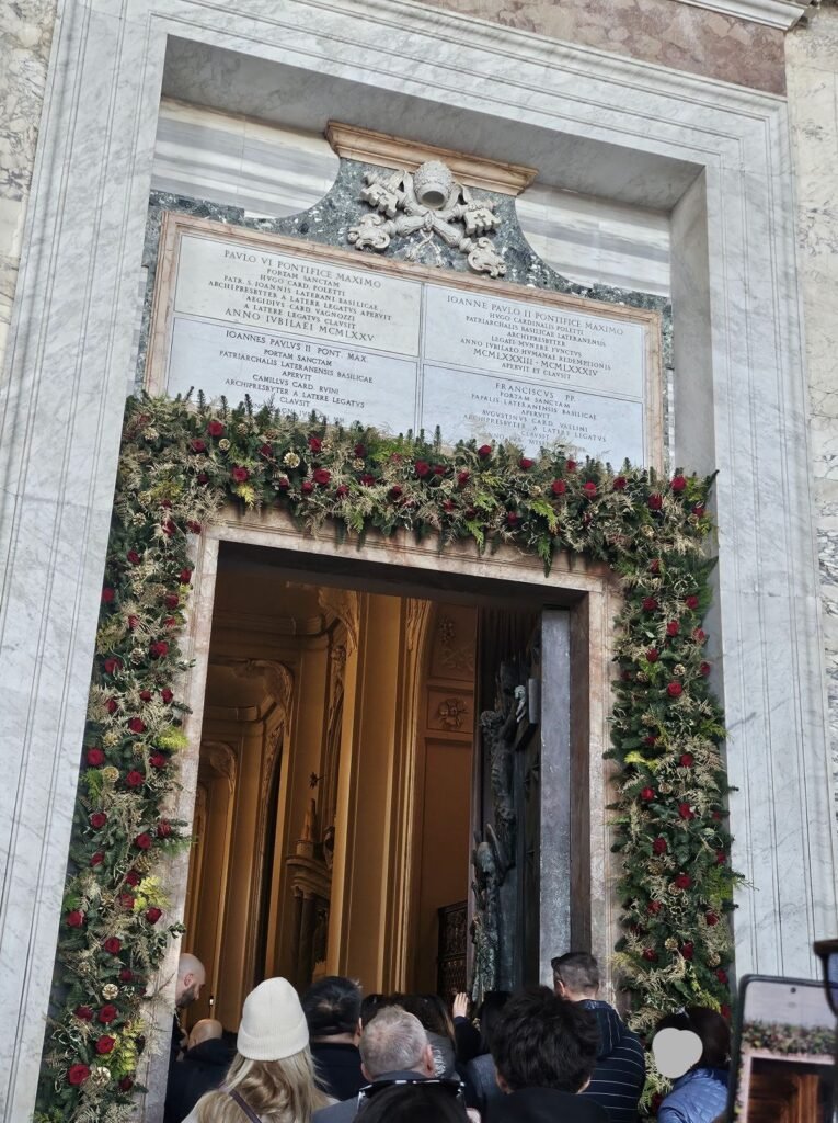 Entrance to St. Paul Outside the Walls during the 2025 Jubilee