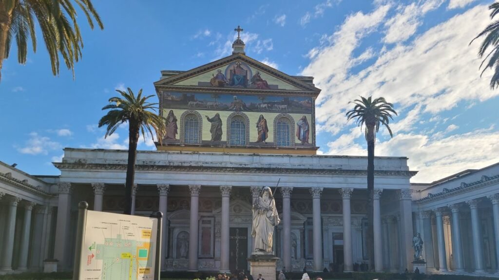 Facade of the Basilica of St. Paul Outside the Walls